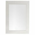 James Martin Vanities Weston 29in Rectangular Mirror, Bright White 148-M29-BW
